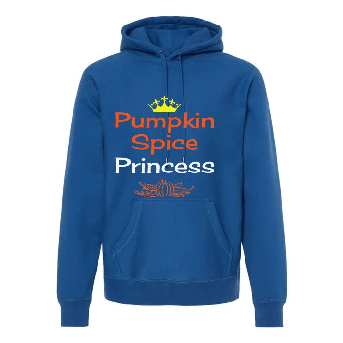 Pumpkin Spice Princess Thanksgiving Premium Hoodie