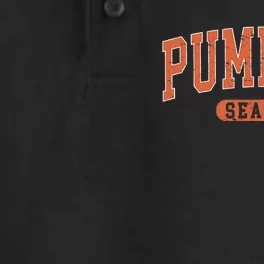 Pumpkin Season Dry Zone Grid Performance Polo