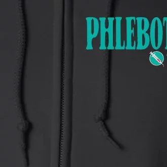 Phlebotomy Squad Phlebotomist Phlebotomy Full Zip Hoodie