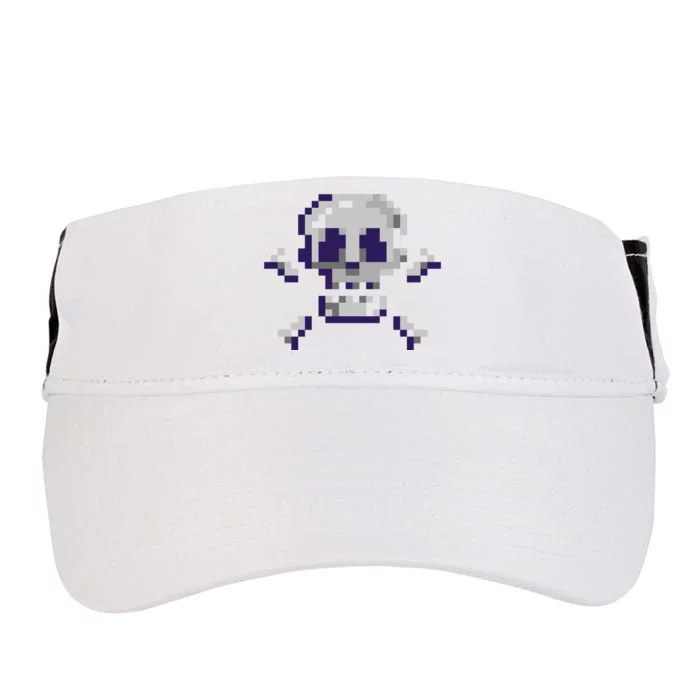 Pixelated Skull Adult Drive Performance Visor