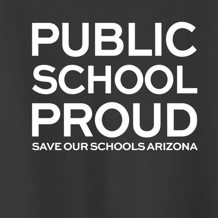 Public School Proud Toddler T-Shirt