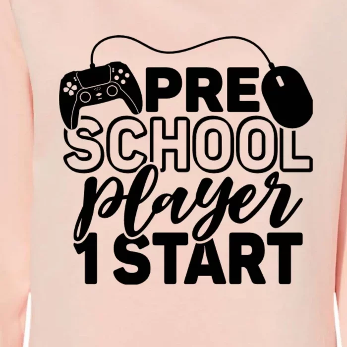 Pre School Player 1 Start Back To School Womens California Wash Sweatshirt