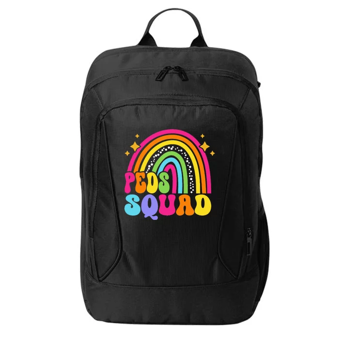 Peds Squad Pediatric Nurse PEDS Pediatrician Peds Nurse Cute City Backpack