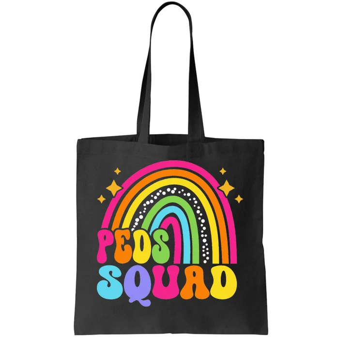 Peds Squad Pediatric Nurse PEDS Pediatrician Peds Nurse Cute Tote Bag