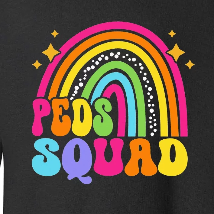 Peds Squad Pediatric Nurse PEDS Pediatrician Peds Nurse Cute Toddler Sweatshirt