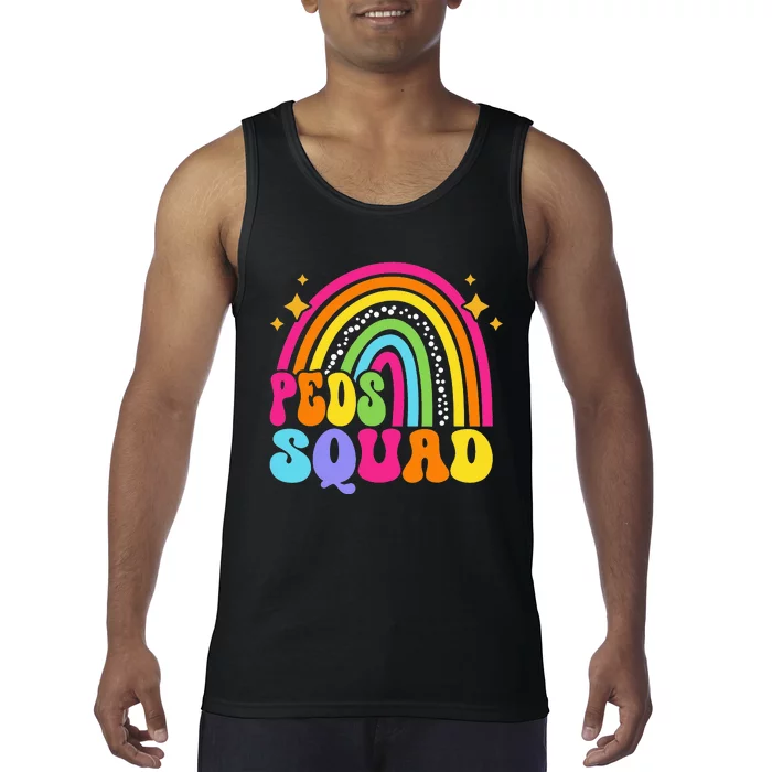 Peds Squad Pediatric Nurse PEDS Pediatrician Peds Nurse Cute Tank Top