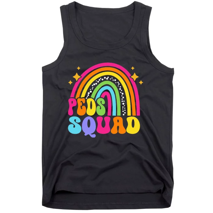 Peds Squad Pediatric Nurse PEDS Pediatrician Peds Nurse Cute Tank Top