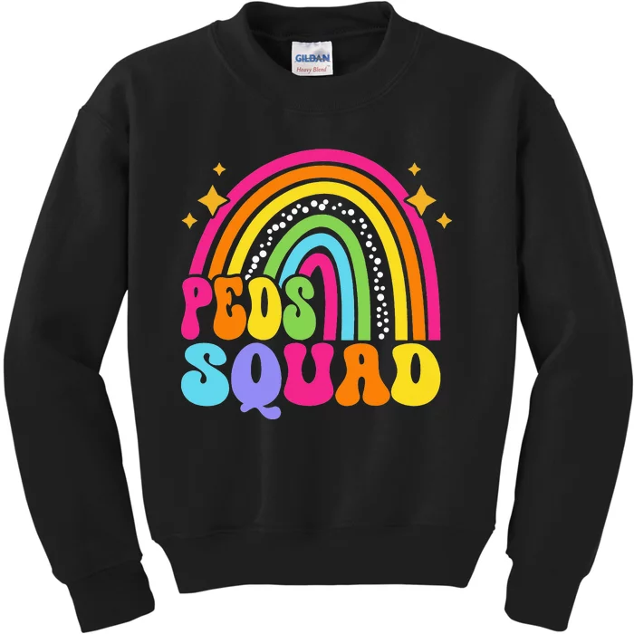 Peds Squad Pediatric Nurse PEDS Pediatrician Peds Nurse Cute Kids Sweatshirt