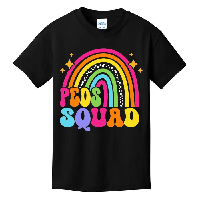 Peds Squad Pediatric Nurse PEDS Pediatrician Peds Nurse Cute Kids T-Shirt