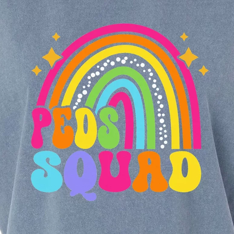 Peds Squad Pediatric Nurse PEDS Pediatrician Peds Nurse Cute Garment-Dyed Women's Muscle Tee