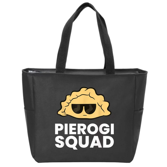 Pierogi Squad Poland Pierogi Zip Tote Bag