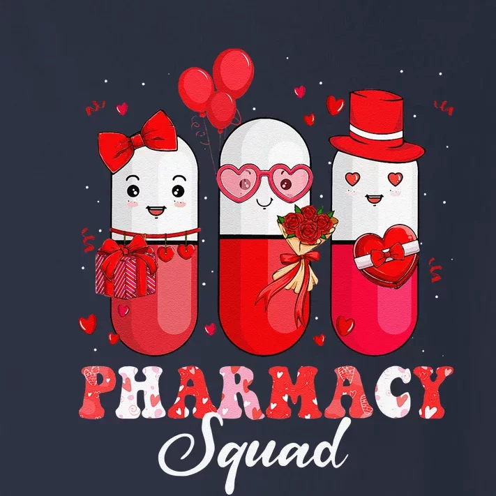 Pharmacy Squad Pharmacist Funny Valentine's Day Toddler Long Sleeve Shirt