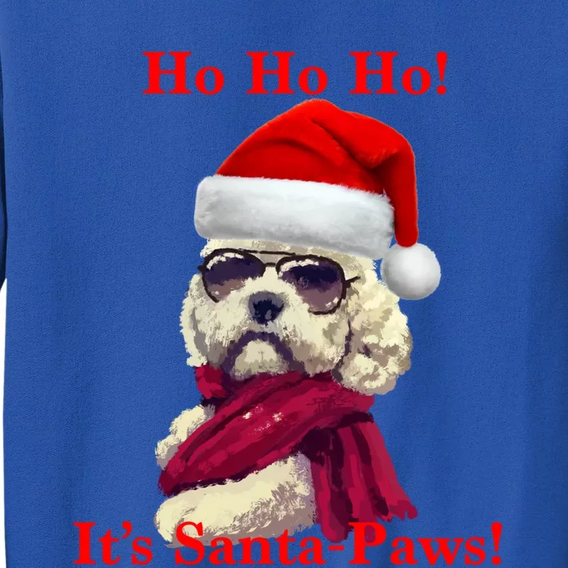 Poodle Santa Paws Gift Sweatshirt