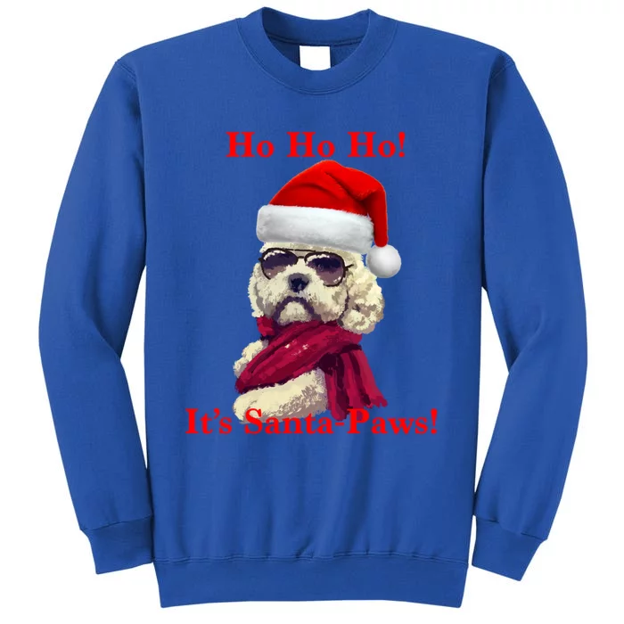 Poodle Santa Paws Gift Sweatshirt