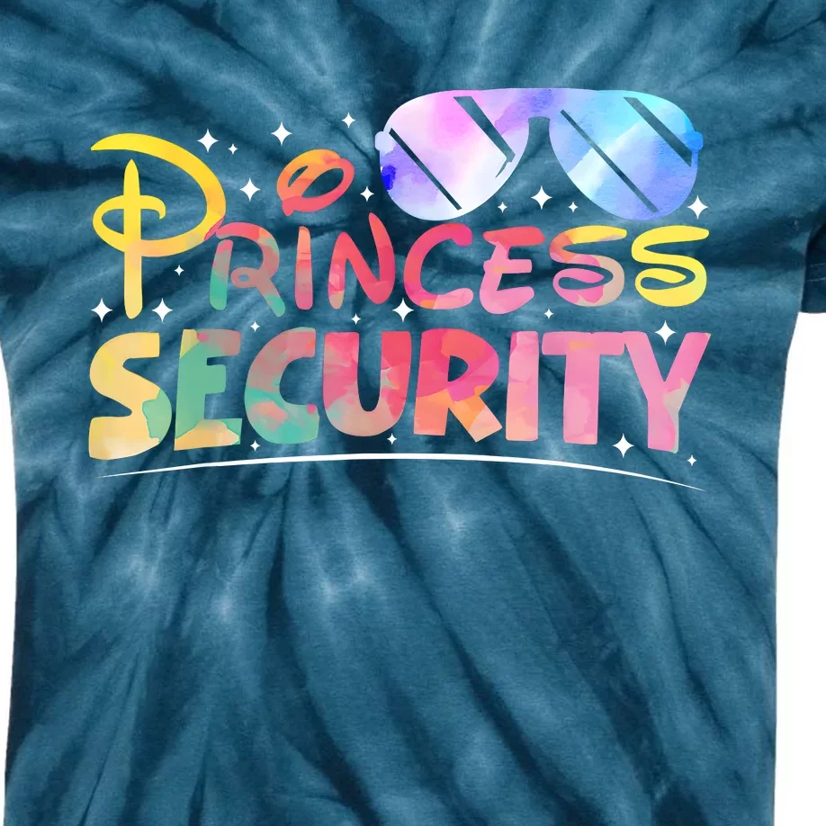 Princess Security Perfects Art For Dad Or Boyfriend Kids Tie-Dye T-Shirt