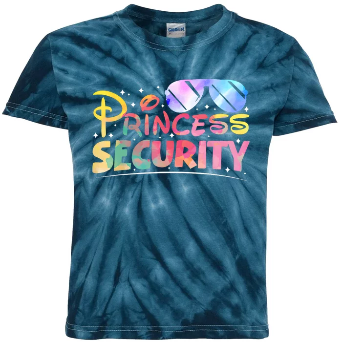 Princess Security Perfects Art For Dad Or Boyfriend Kids Tie-Dye T-Shirt