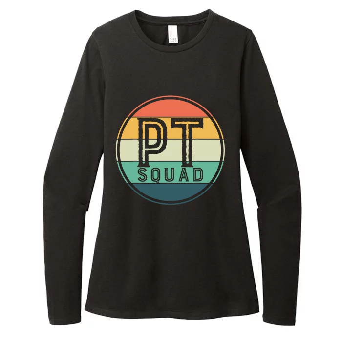 PT Squad Retro Physical Therapy Womens CVC Long Sleeve Shirt