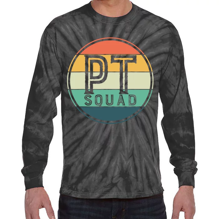 PT Squad Retro Physical Therapy Tie-Dye Long Sleeve Shirt