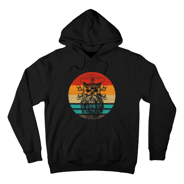 Pirate Skull Retro Style Vintage Hoodie