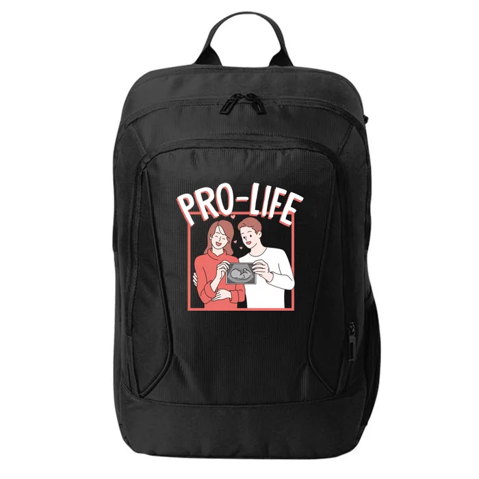 Prolife Support Rights Freedom Antiabortion Meaningful Gift City Backpack