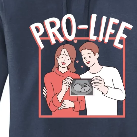 Prolife Support Rights Freedom Antiabortion Meaningful Gift Women's Pullover Hoodie