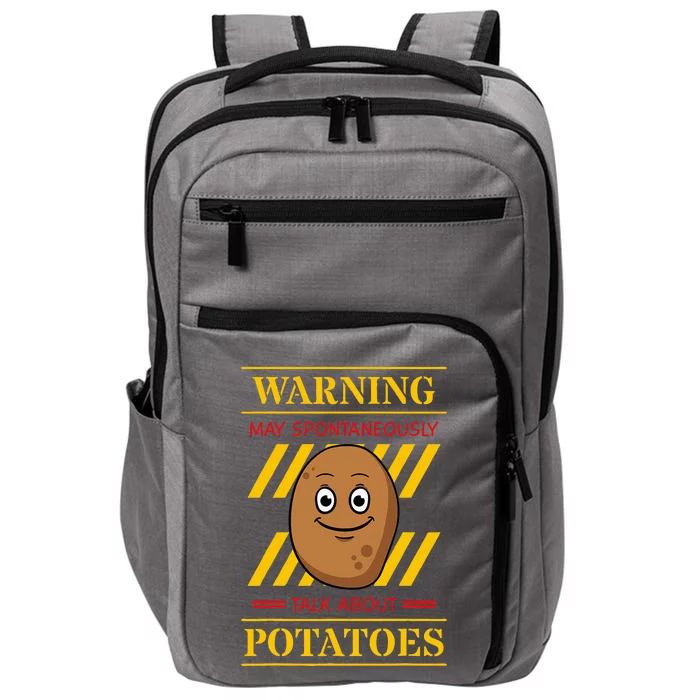 Potato Spud Root Vegetable Tater Vegan Lover Keto Gift Idea Impact Tech Backpack