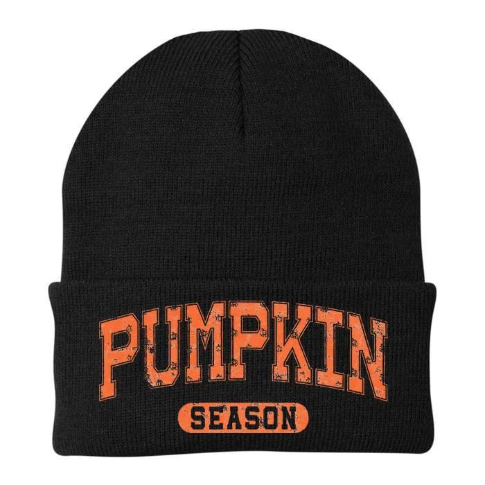 Pumpkin Season Retro Halloween Fall Knit Cap Winter Beanie