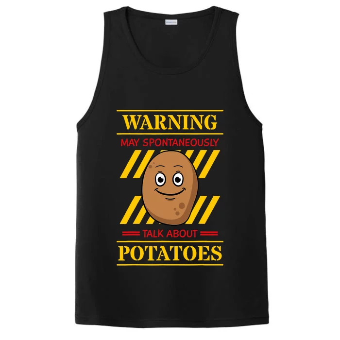 Potato Spud Root Vegetable Tater Vegan Lover Keto Gift Idea Performance Tank