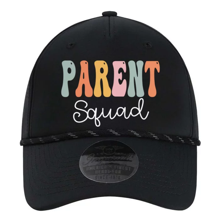 Parent Squad Retro Groovy Vintage Happy First Day Of School Cool Gift Performance The Dyno Cap