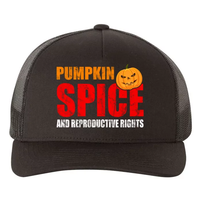 Pumpkin Spice Reproductive Rights Yupoong Adult 5-Panel Trucker Hat