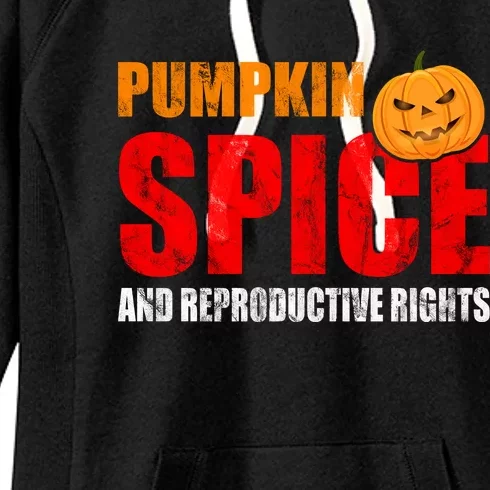 Pumpkin Spice Reproductive Rights Women's Fleece Hoodie