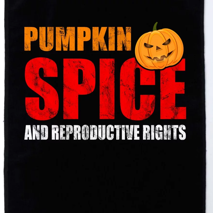 Pumpkin Spice Reproductive Rights Platinum Collection Golf Towel