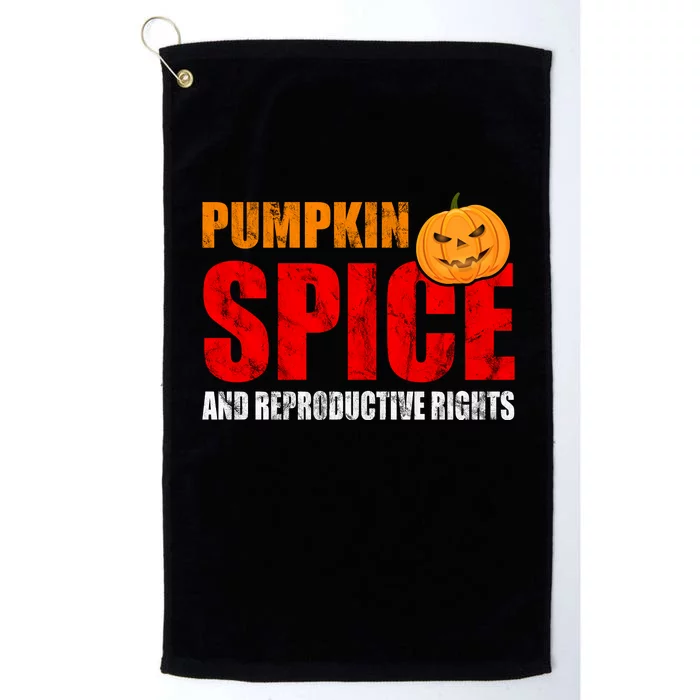 Pumpkin Spice Reproductive Rights Platinum Collection Golf Towel