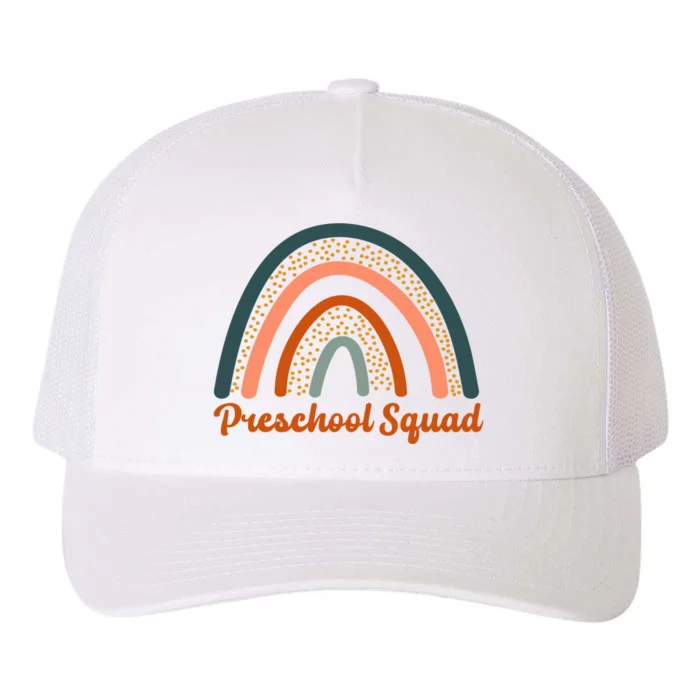 Preschool Squad Rainbow Back To School Yupoong Adult 5-Panel Trucker Hat