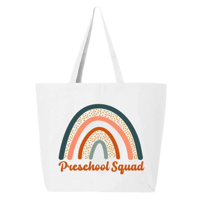 Preschool Squad Rainbow Back To School 25L Jumbo Tote