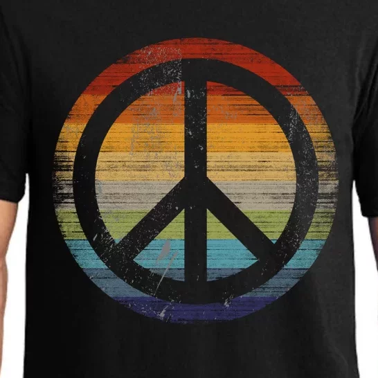 Peace Symbol Retro Pajama Set