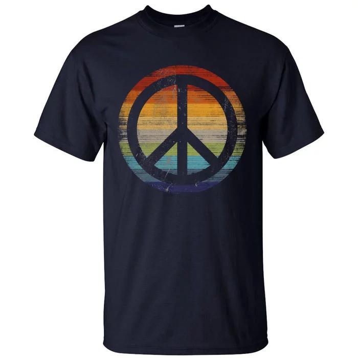 Peace Symbol Retro Tall T-Shirt