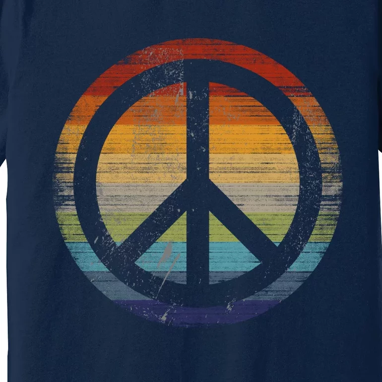 Peace Symbol Retro Premium T-Shirt