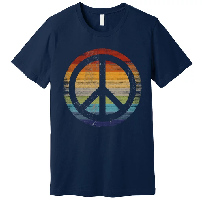 Peace Symbol Retro Premium T-Shirt