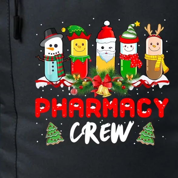 Pills Snow Reindeer Santa Claus Pharmacy Crew Christmas Gift Daily Commute Backpack