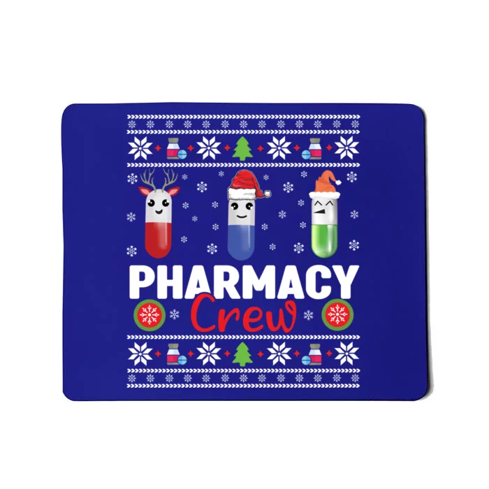 Pills Snow Reindeer Santa Claus Xmas Pharmacy Crew Meaningful Gift Mousepad