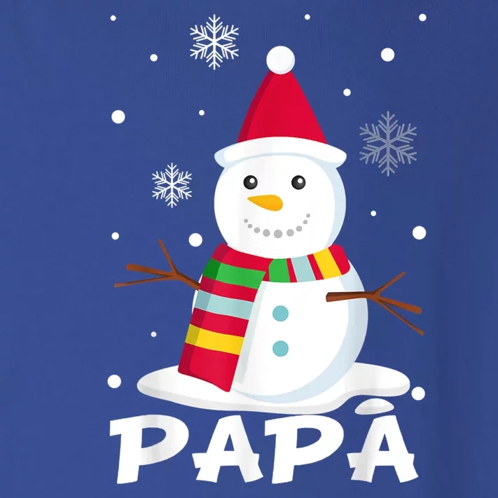 Papa Snowman Santa Funny Christmas Matching Family Gifts Toddler Long Sleeve Shirt