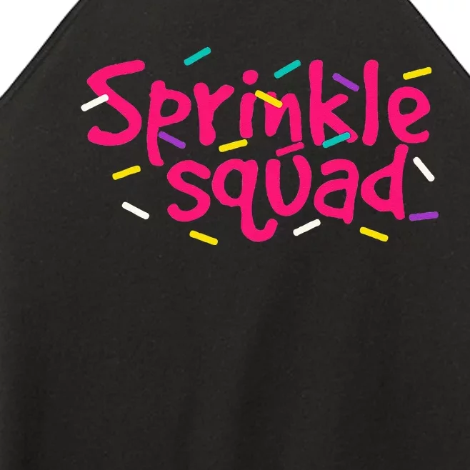 Pink Sprinkle Squad Cookie Donut Cupcakes Sprinkles Lovers Women’s Perfect Tri Rocker Tank