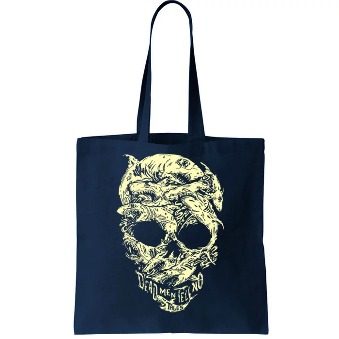 Pirates Shark Skull Tote Bag