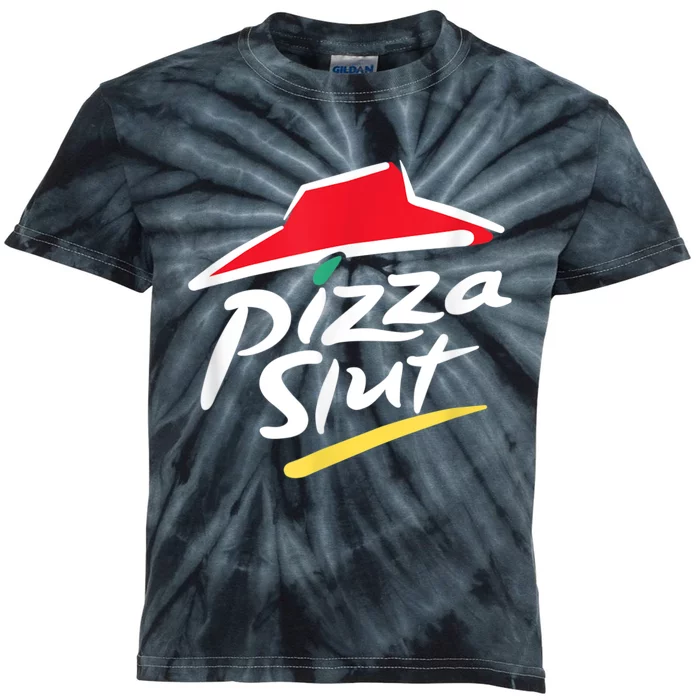 Pizza Slut Spoof Parody Kids Tie-Dye T-Shirt