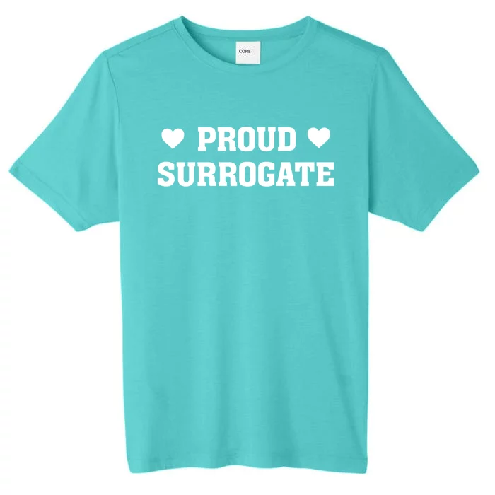 Proud Surrogate Surrogacy Love Heart Gift ChromaSoft Performance T-Shirt