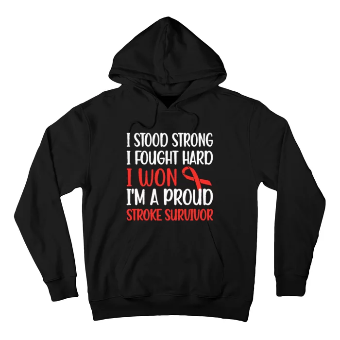 Proud Stroke Survivor Stroke Awareness Stroke Warrior Hoodie