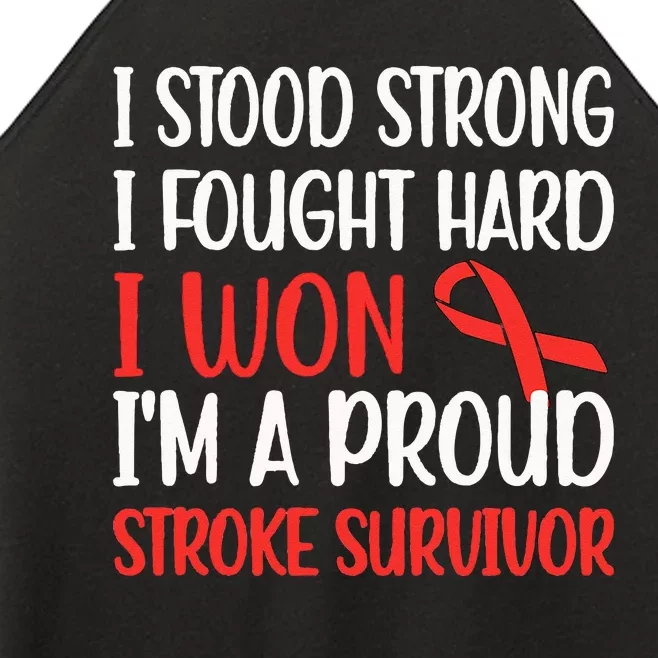 Proud Stroke Survivor Stroke Awareness Stroke Warrior Women’s Perfect Tri Rocker Tank