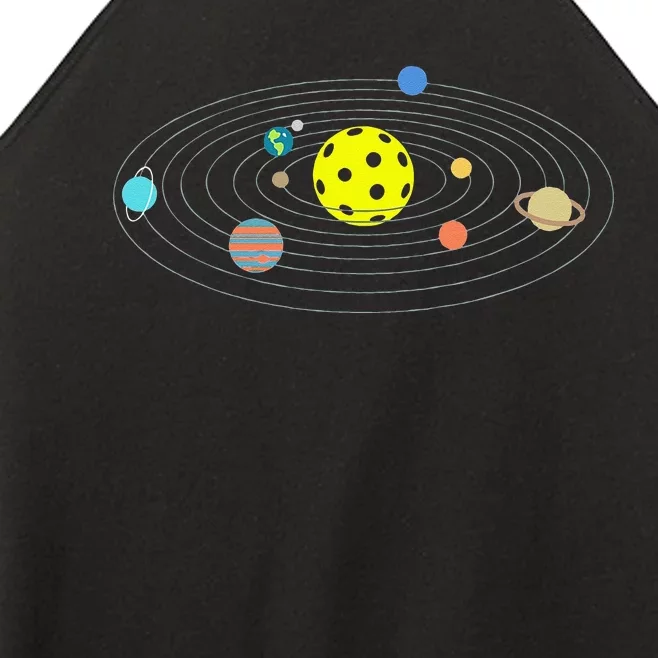 Pickleball Solar System Women’s Perfect Tri Rocker Tank