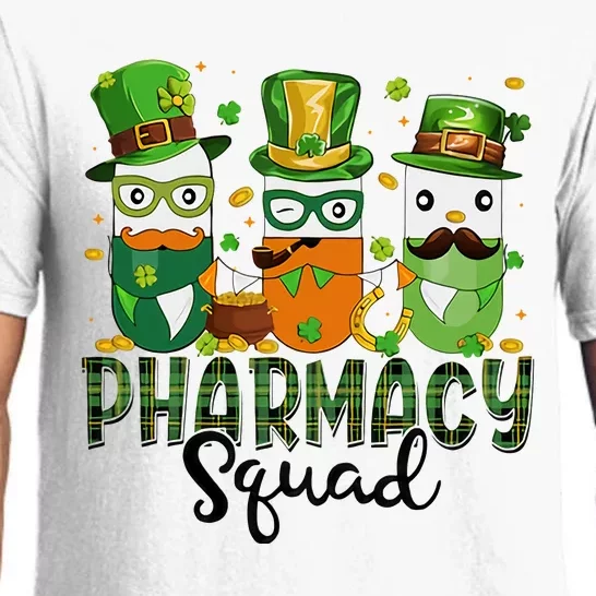 Pharmacy Squad Saint Patrick's Day Green Lucky Pajama Set